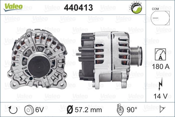 Valeo 440413 - Alternatore www.autoricambit.com