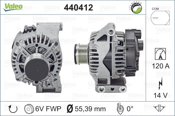 Valeo 440412 - Alternatore www.autoricambit.com