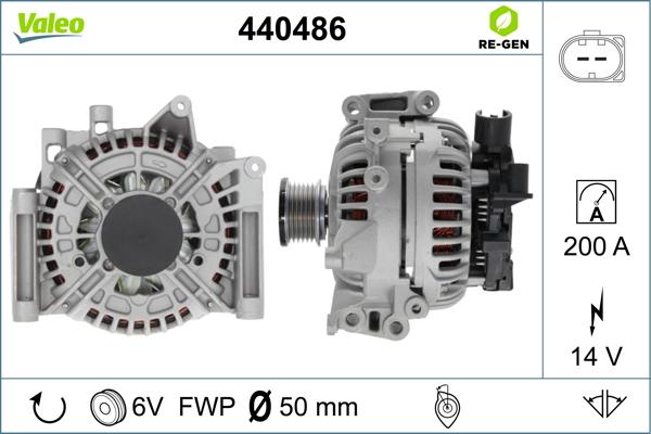 Valeo 440486 - Alternatore www.autoricambit.com