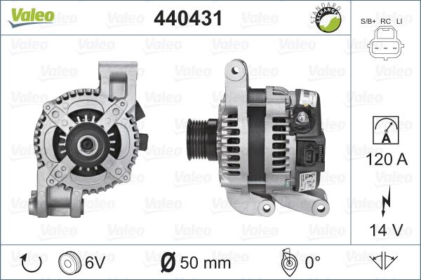 Valeo 440431 - Alternatore www.autoricambit.com