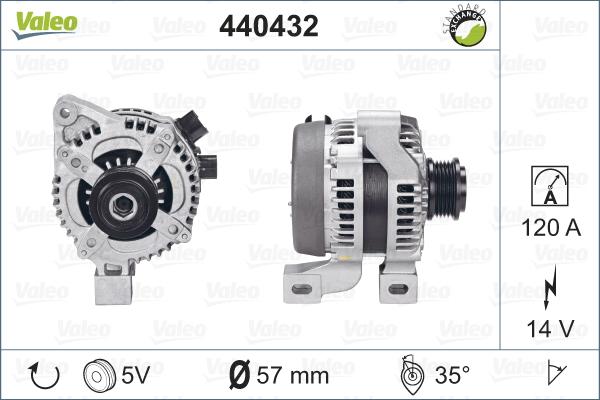 Valeo 440432 - Alternatore www.autoricambit.com