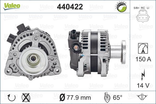 Valeo 440422 - Alternatore www.autoricambit.com