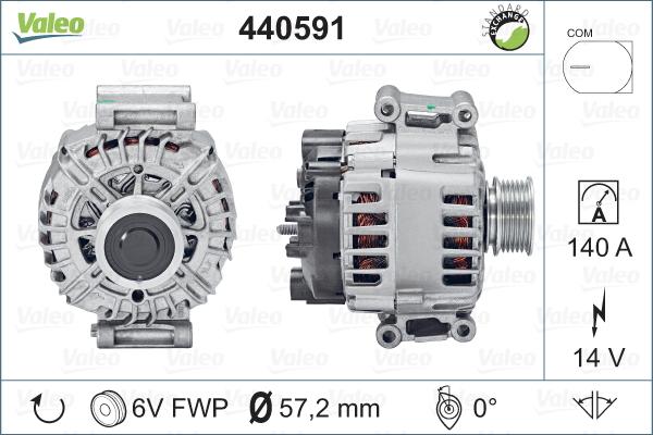 Valeo 440591 - Alternatore www.autoricambit.com