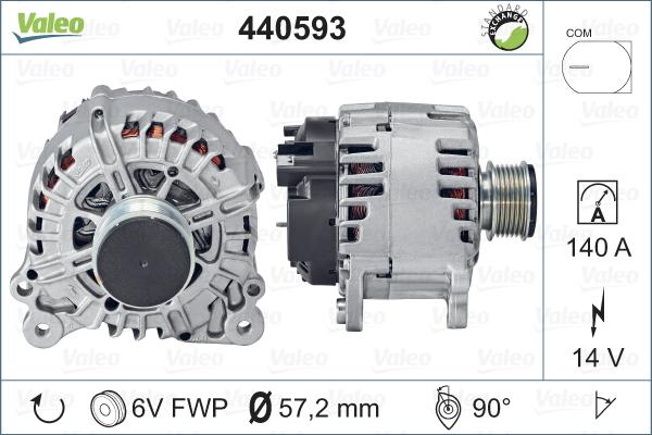 Valeo 440593 - Alternatore www.autoricambit.com