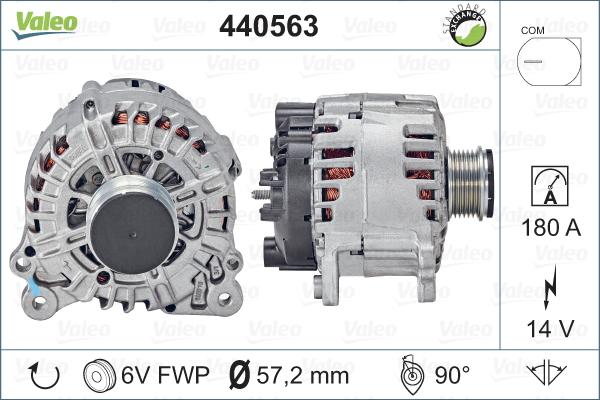 Valeo 440563 - Alternatore www.autoricambit.com