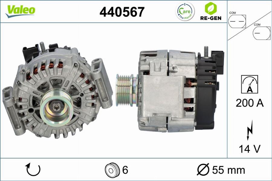 Valeo 440567 - Alternatore www.autoricambit.com