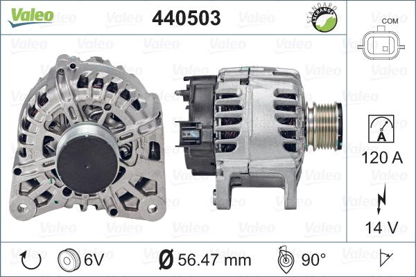 Valeo 440503 - Alternatore www.autoricambit.com