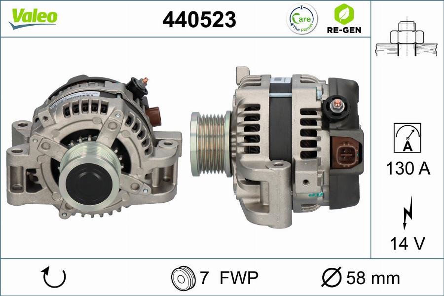 Valeo 440523 - Alternatore www.autoricambit.com