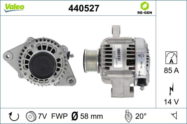 Valeo 440527 - Alternatore www.autoricambit.com