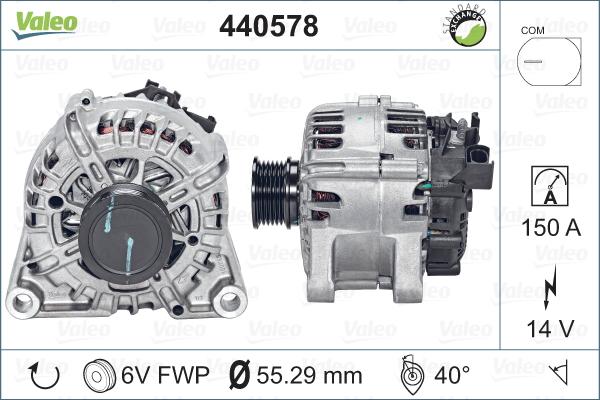 Valeo 440578 - Alternatore www.autoricambit.com