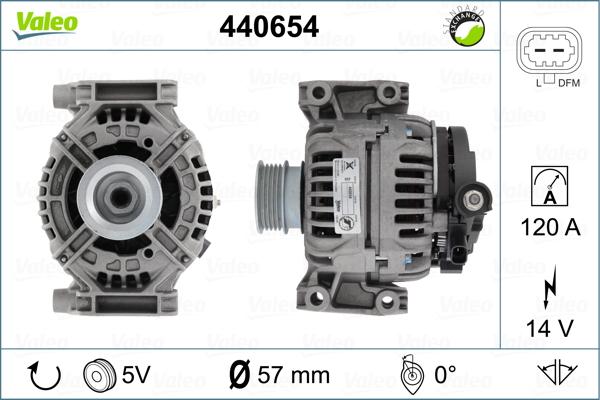 Valeo 440654 - Alternatore www.autoricambit.com