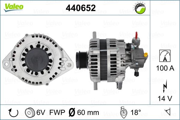 Valeo 440652 - Alternatore www.autoricambit.com