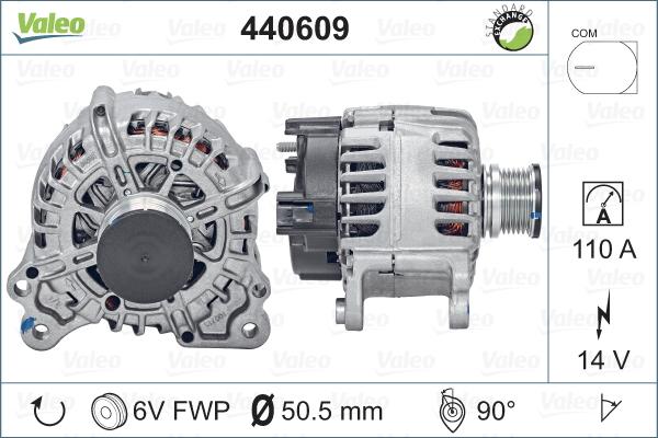 Valeo 440609 - Alternatore www.autoricambit.com