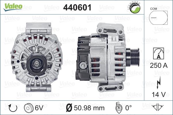 Valeo 440601 - Alternatore www.autoricambit.com