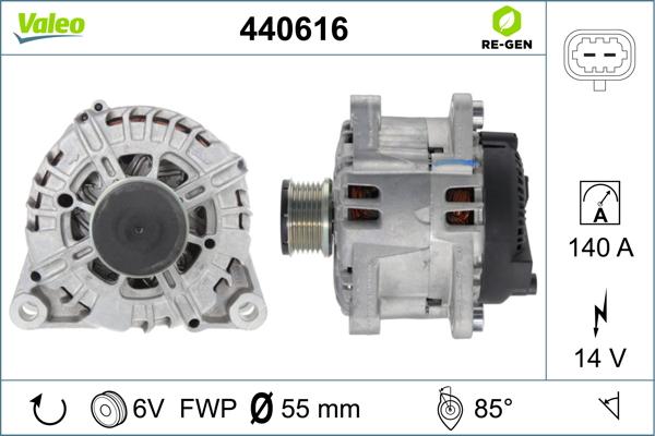 Valeo 440616 - Alternatore www.autoricambit.com