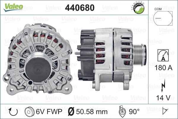 Valeo 440680 - Alternatore www.autoricambit.com