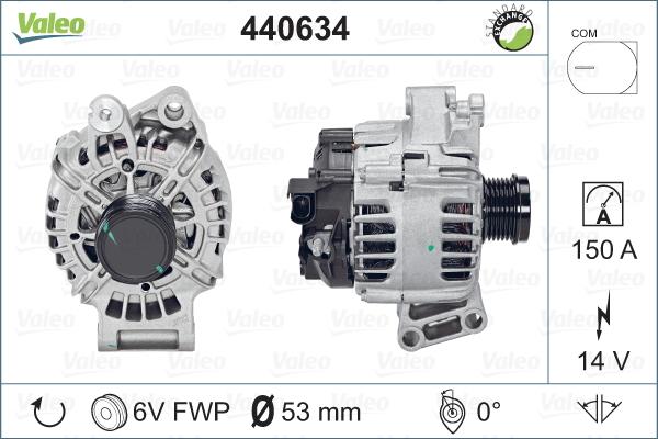 Valeo 440634 - Alternatore www.autoricambit.com