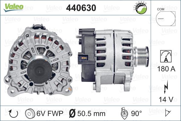 Valeo 440630 - Alternatore www.autoricambit.com