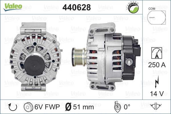 Valeo 440628 - Alternatore www.autoricambit.com