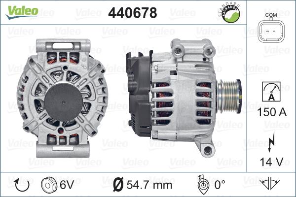 Valeo 440678 - Alternatore www.autoricambit.com