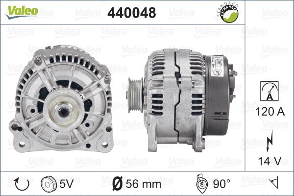 Valeo 440048 - Alternatore www.autoricambit.com