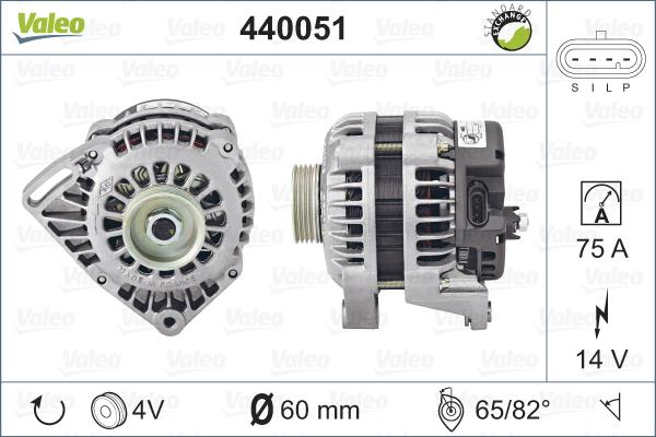 Valeo 440051 - Alternatore www.autoricambit.com