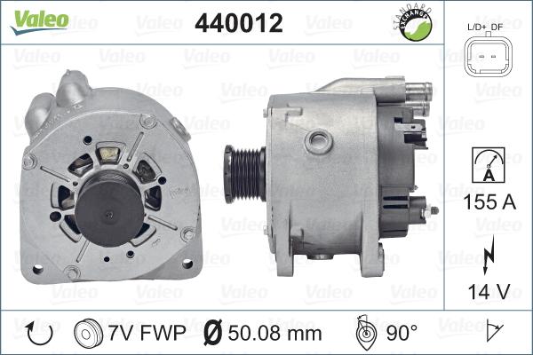 Valeo 440012 - Alternatore www.autoricambit.com