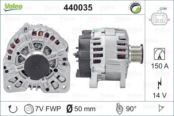 Valeo 440035 - Alternatore www.autoricambit.com