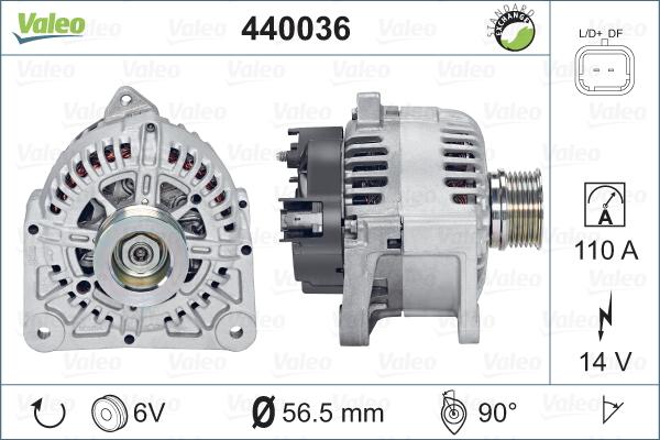 Valeo 440036 - Alternatore www.autoricambit.com