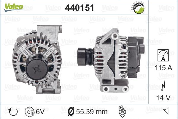 Valeo 440151 - Alternatore www.autoricambit.com