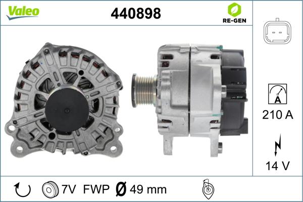 Valeo 440898 - Alternatore www.autoricambit.com