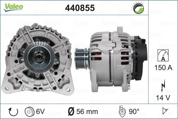 Valeo 440855 - Alternatore www.autoricambit.com