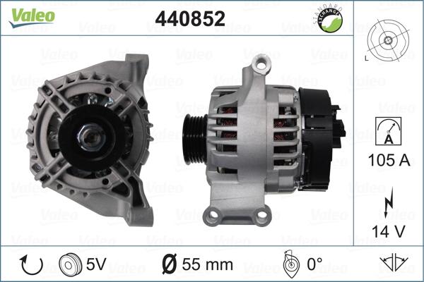 Valeo 440852 - Alternatore www.autoricambit.com