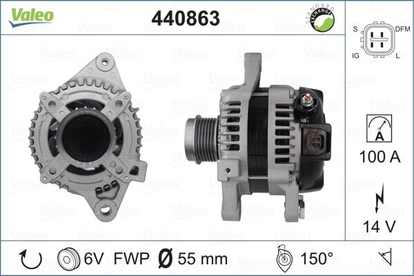 Valeo 440863 - Alternatore www.autoricambit.com