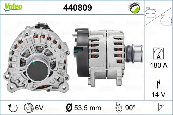 Valeo 440809 - Alternatore www.autoricambit.com