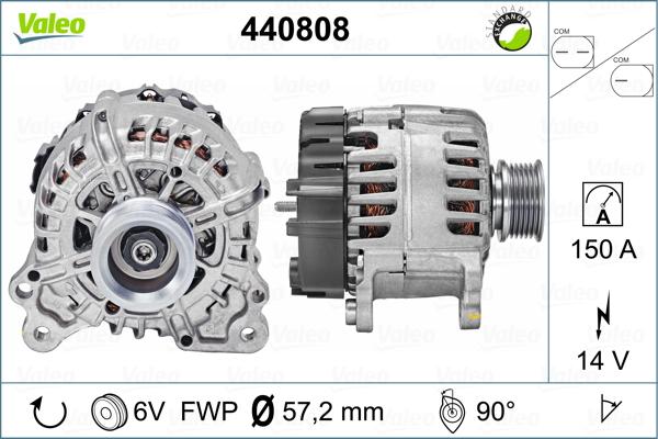 Valeo 440808 - Alternatore www.autoricambit.com