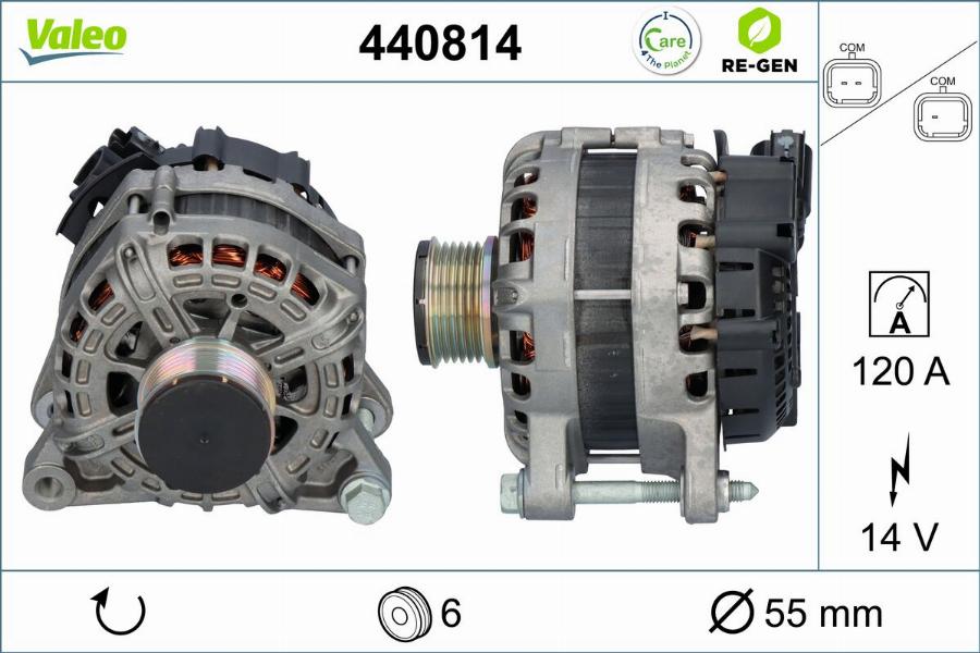 Valeo 440814 - Alternatore www.autoricambit.com