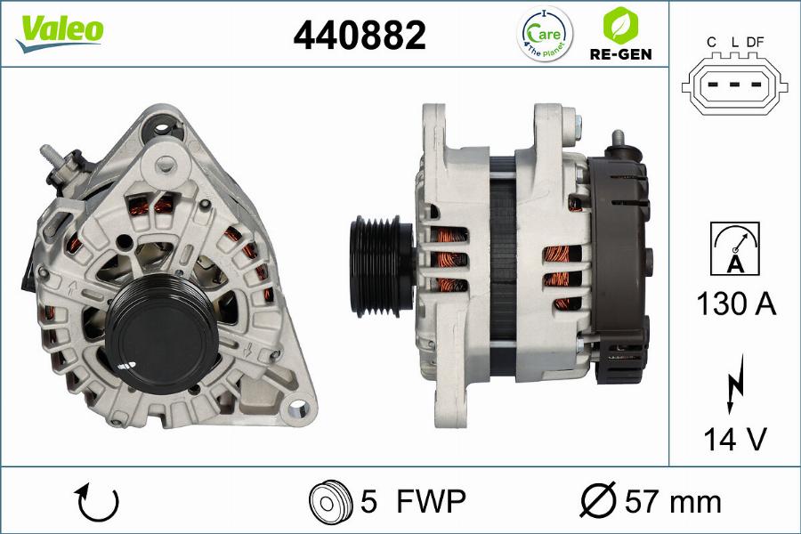 Valeo 440882 - Alternatore www.autoricambit.com