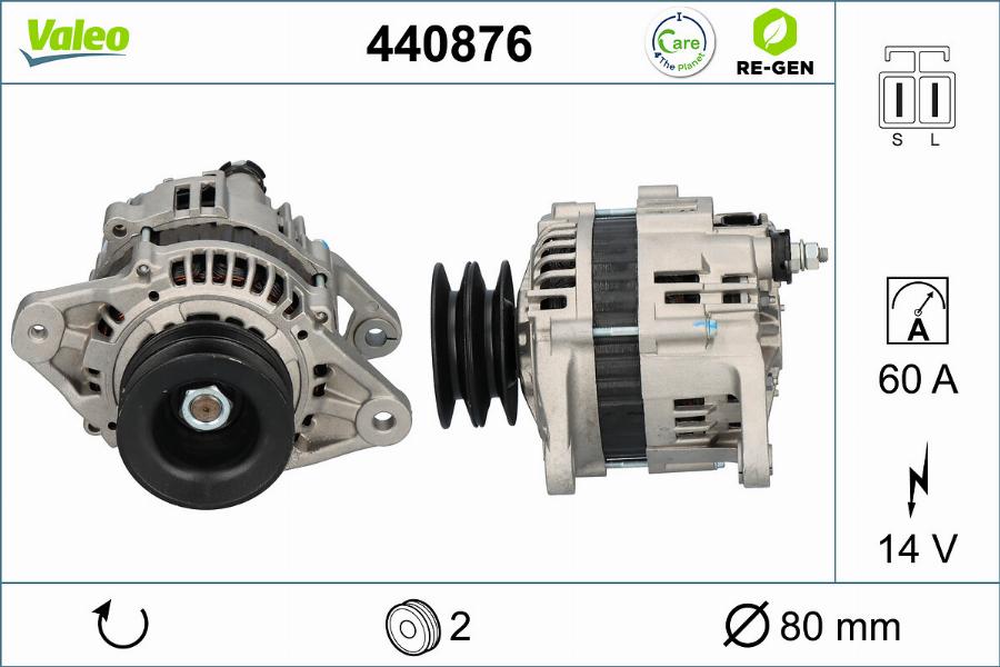 Valeo 440876 - Alternatore www.autoricambit.com