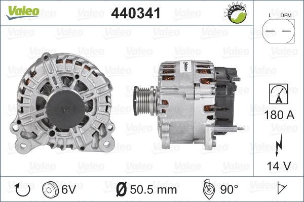 Valeo 440341 - Alternatore www.autoricambit.com