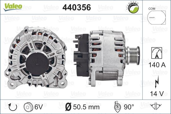 Valeo 440356 - Alternatore www.autoricambit.com