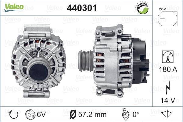 Valeo 440301 - Alternatore www.autoricambit.com