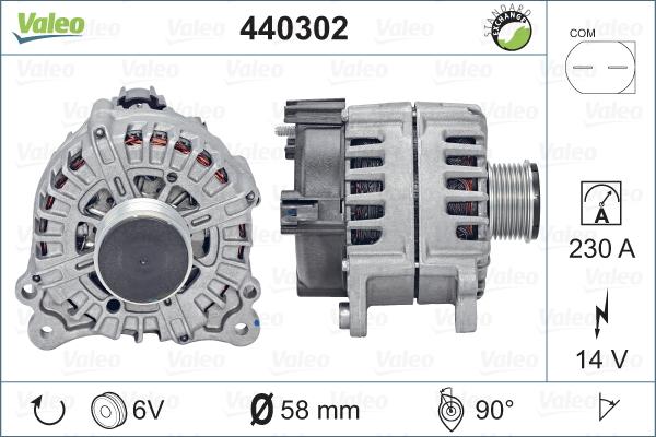 Valeo 440302 - Alternatore www.autoricambit.com