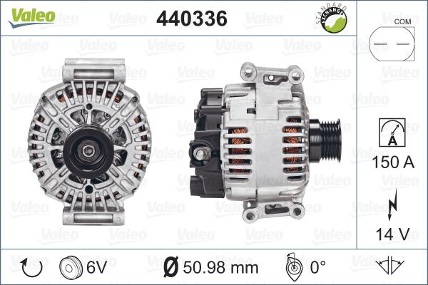 Valeo 440336 - Alternatore www.autoricambit.com