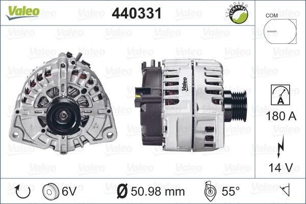 Valeo 440331 - Alternatore www.autoricambit.com