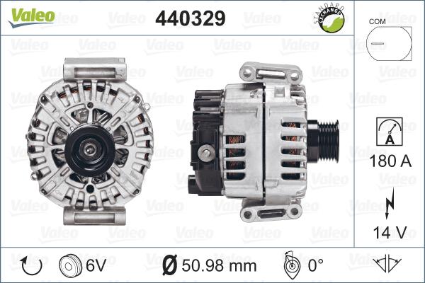 Valeo 440329 - Alternatore www.autoricambit.com