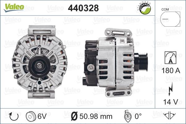 Valeo 440328 - Alternatore www.autoricambit.com