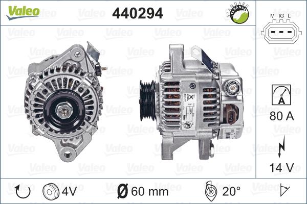 Valeo 440294 - Alternatore www.autoricambit.com