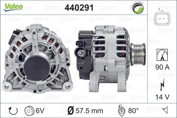 Valeo 440291 - Alternatore www.autoricambit.com