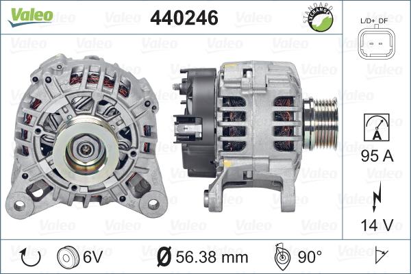 Valeo 440246 - Alternatore www.autoricambit.com